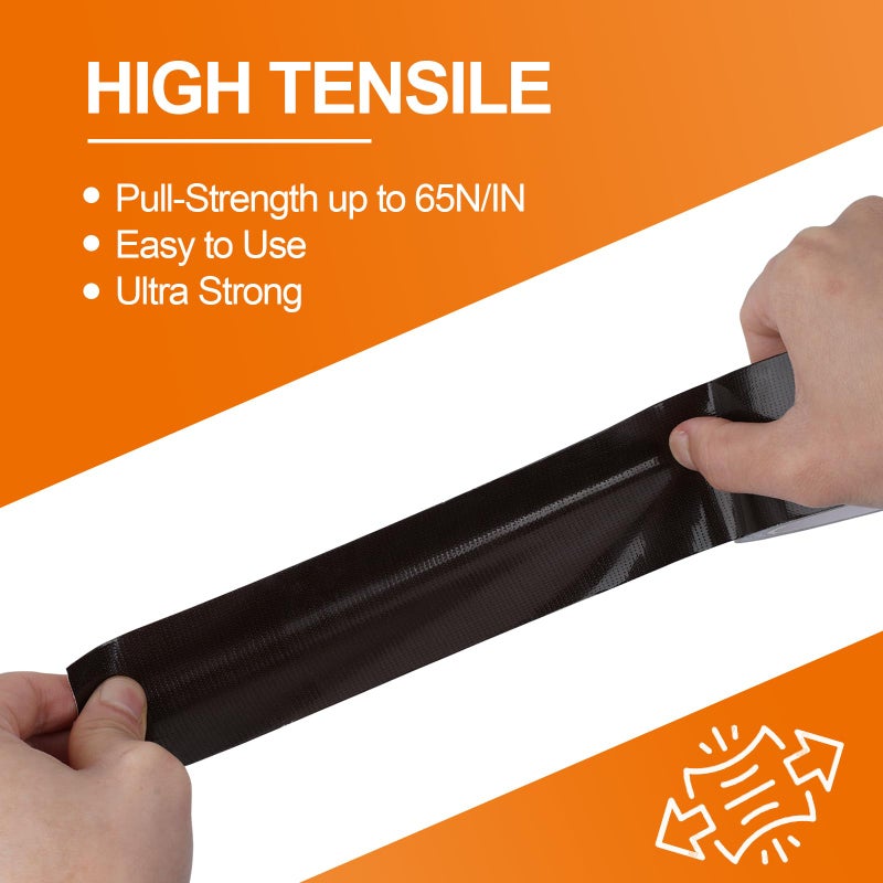 LLPT Duct Tape Dark Brown Premium Grade 2.36 Inches x 108 Feet Heavy Duty Easy Tear Strong Adhesive for Moving Packing Color Coding Art Craft DIY Projects Repair (DT254) - Image 5